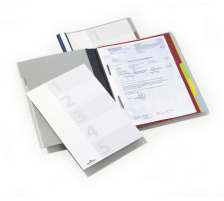 DURABLE Organisationsheft. Divisioflex fr 100 Blatt A4,5-teilig blau, 2557/06