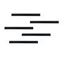 DURABLE DURAFIX Rail 210mm schwarz 5 Stck, 470601