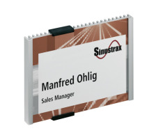 DURABLE Plaque de porte Info Sign argent, aluminium 149x105.5mm, 480123