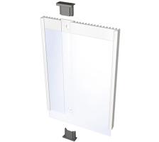 DURABLE Plaque de porte Info Sign argent, aluminium 149x210.5mm, 480323