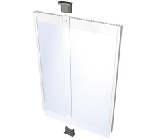 DURABLE Plaque de porte Info Sign A4 argent, aluminium 210x297mm, 480623