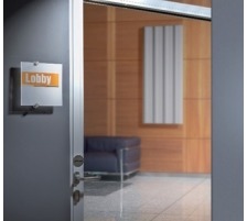 DURABLE Plaque de porte Crystal Sign transparente, acryl. 148x148mm, 482219