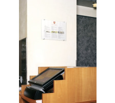 DURABLE Trschild Crystal Sign A3 transparent, acryl 297x420mm, 482619