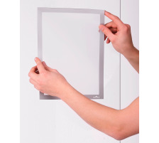 DURABLE Duraframe SUN A4 adhrent, argent 2 pcs., 484123
