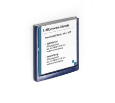 DURABLE Plaque de porte Click Sign graphite,plastique 149x148.5mm, 486237