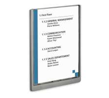 DURABLE Trschild Click Sign A4 graphit, Kunststoff 210x297mm, 486737