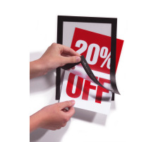 DURABLE Dossier Duraframe noir, autocollant 2 pcs., 4871/01