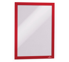 DURABLE Dossier Duraframe rouge, autocollant 2 pcs., 4872/03