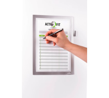 DURABLE Duraframe Note A4 silber, 499323