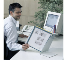 DURABLE Systme d.prsent. VARIO Table color, avec 10 pochettes A4, 557000