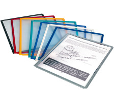5 X DURABLE Plaque-pochettes Sherpa A4 noir, 5606/01