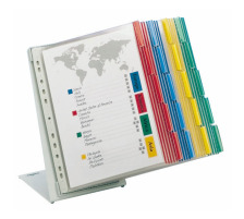 5 X DURABLE Plaque-pochettes SHERPA A4 bleu fonc, 5606/07