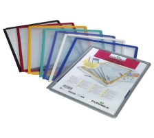 5 X DURABLE Plaque-pochettes SHERPA A4 graphite, 560637
