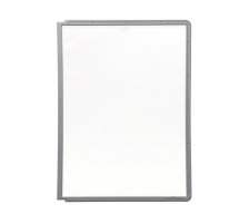 5 X DURABLE Sichttafel SHERPA A4 graphit, 560637