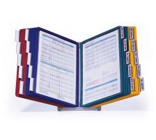 DURABLE Displaysystem VARIO Table 20 farbig, mit 20 Sichttafeln A4, 569900