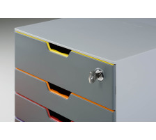 DURABLE Set tiroires VARICOLOR SAFE 4 comp. Color, 760627