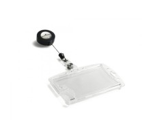 DURABLE Porte-badge p.carte d.scurit a. enrouleur, 54x85mm 10 pcs., 8012/19