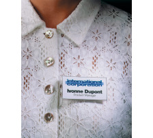 DURABLE Badge  aimant transp., PVC, 40x75mm 25 pcs., 8116/19