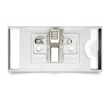 DURABLE Porte-nom CLASSIC 74x34mm 10 pcs. Combi avec clip, 854323