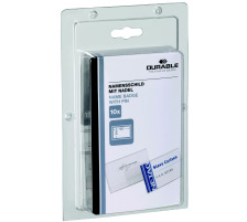 DURABLE Porte-nom 90x54mm 10 pcs., 8604/19