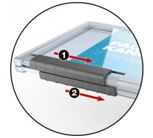 DURABLE Manche cartes PUSHBOX DUO p. 2 cartes 10 pcs., 892119