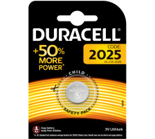 DURACELL Knopfbatterie Lithium 3V DL 2025 165 mAh, 033979