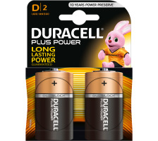 DURACELL Batterie Plus Mono D 1.5V Mono/LR20/D 2 Stck, 019171