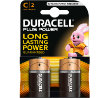 DURACELL Batterie Plus C 1.5V Baby/LR14/C 2 Stck, 019089