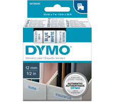 DYMO Ruban D1 bleu/blanc 12mm/7m, S0720540