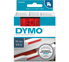 DYMO Ruban D1 noir/rouge 19mm/7m, S0720870