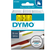 DYMO Ruban D1 noir/jaune 19mm/7m, S0720880