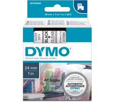 DYMO Ruban D1 noir/transp. 24mm/7m, S0720920