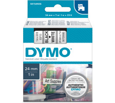 DYMO Ruban D1 noir/blanc 24mm/7m, S0720930