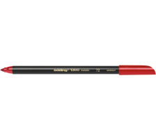 EDDING Stylo fibre 1200 1-3mm rouge, 1200-72