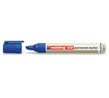 EDDING Permanent Marker 22 1.0-5.0mm bleu, 22-3