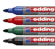 EDDING Boardmarker 250 1.5-3mm 4 couleurs ass. Blister, 250BLI123