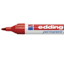EDDING Marqeur permanent 3000 1.5-3mm rouge Blister, 3000BLI-2
