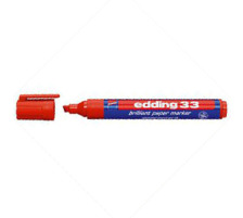 EDDING Marqueur permanent 33 rouge, 33-2