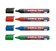 EDDING Boardmarker 360 1.5-3mm 4 Farben ass., 360-E-4