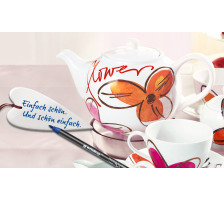 EDDING Marqueur porcelaine 4200 1-4mm 6 Warm Colours, 4200-E6-W
