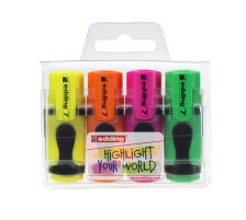 EDDING Textmarker mini Etui 4 pcs., 7-E4