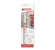 EDDING Paintmarker 751 CREA 1-2mm blanc Blister, 751BLI-49