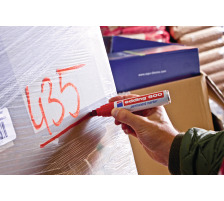 EDDING Marqueur permanent 800 4-12mm rouge, 800-2