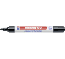 EDDING Glassboardmarker 90 2-3mm schwarz, 003290