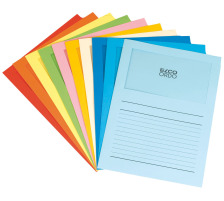 ELCO Sichthlle Ordo 120g A4 10-farbig, Fenster 100 Stck, 29488.00