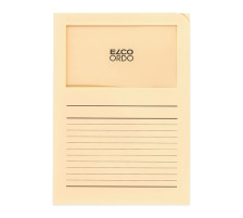 ELCO Sichthlle Ordo 120g A4 hellchamois, Fenster 100 Stck, 29489.41