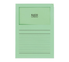 ELCO Sichthlle Ordo 120g A4 hellgrn, Fenster 100 Stck, 29489.61