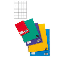 ELCO Cahier spiral quadr. 4mm A6 blanc, 70g 50 flls., 72885.07