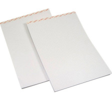 5 X ELCO Bloc-notes quadrill 5mm A4 blanc, 70gm2 100 flls., 73421.18