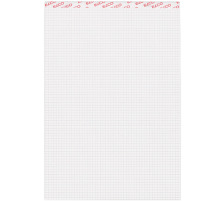 5 X ELCO Bloc-notes quadrill 4mm A4 blanc, 80gm2 100 flls., 73511.17